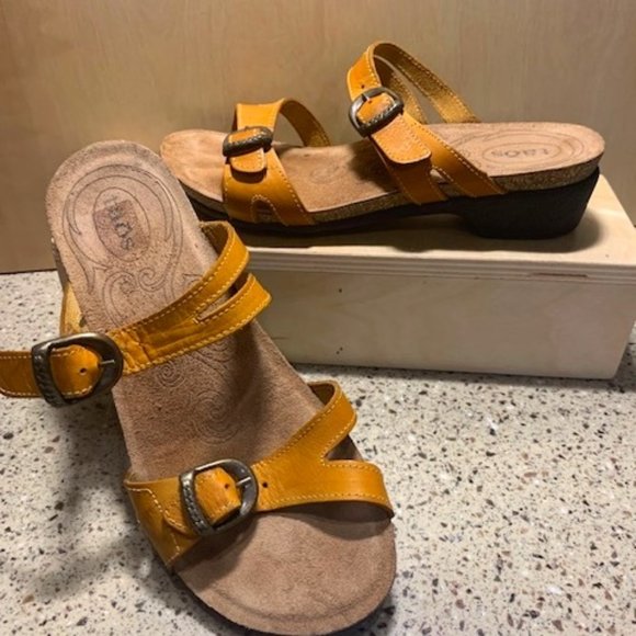 Taos Sandals, burnt gold, size 36 - Picture 1 of 3